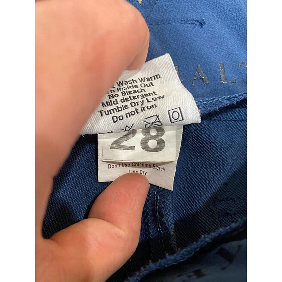 Halter Ego Equestrian Full Seat Breeches Size 28 Blue - Picture 5 of 8